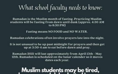 Did you know Ramadan 2021 starts April 13th?