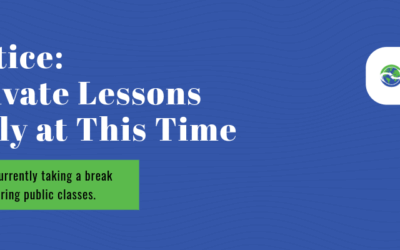 Notice: Private Lessons Only at This Time